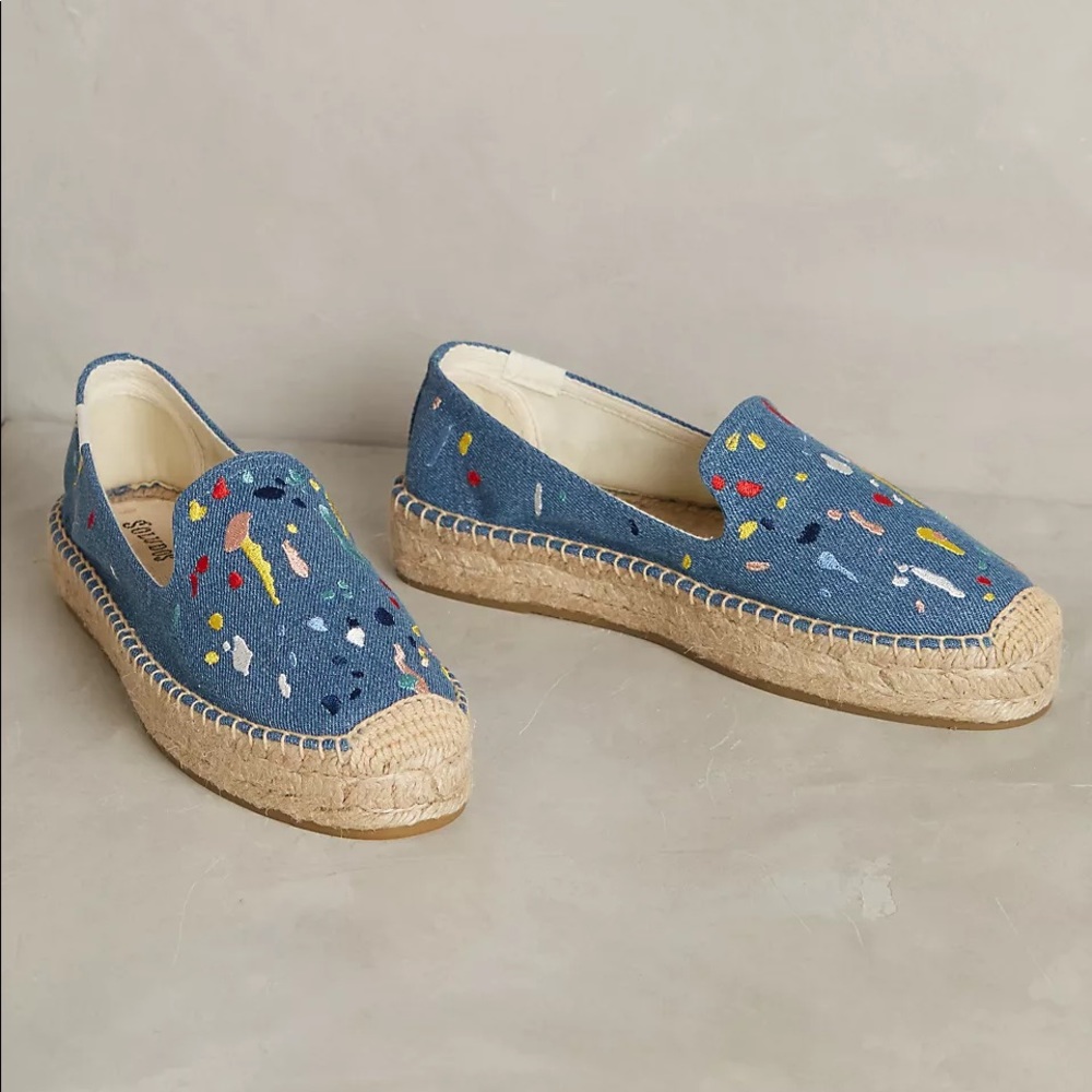 Soludos Paint Splatter Espadrilles